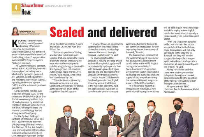 Sealed and delivered