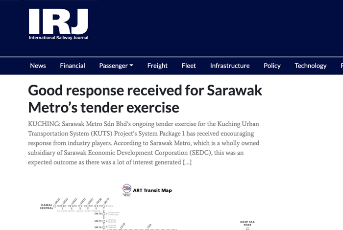 Good response received for Sarawak Metro’s tender exercise