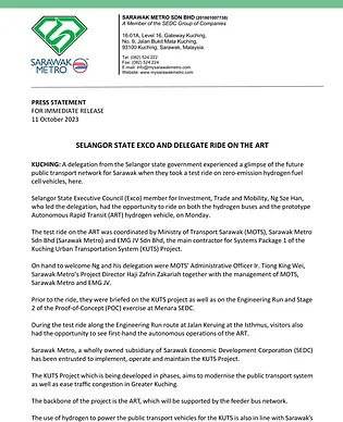 Selangor State Exco And Delegate Ride On The Art