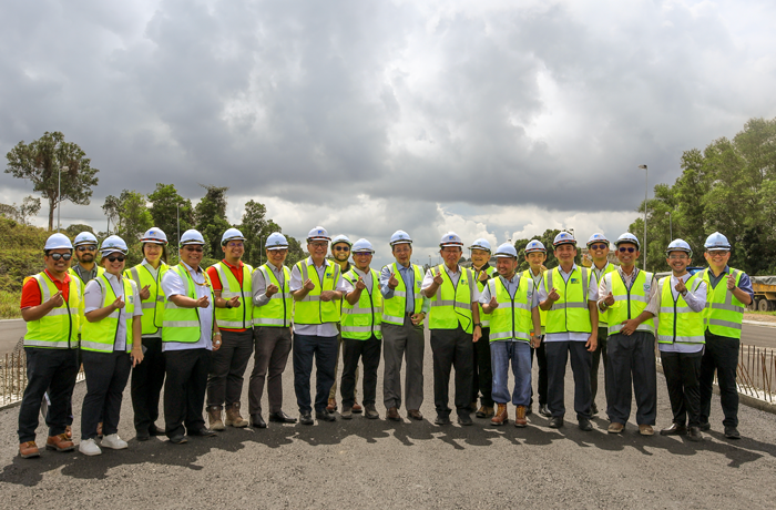 智轨车专道越重竣工