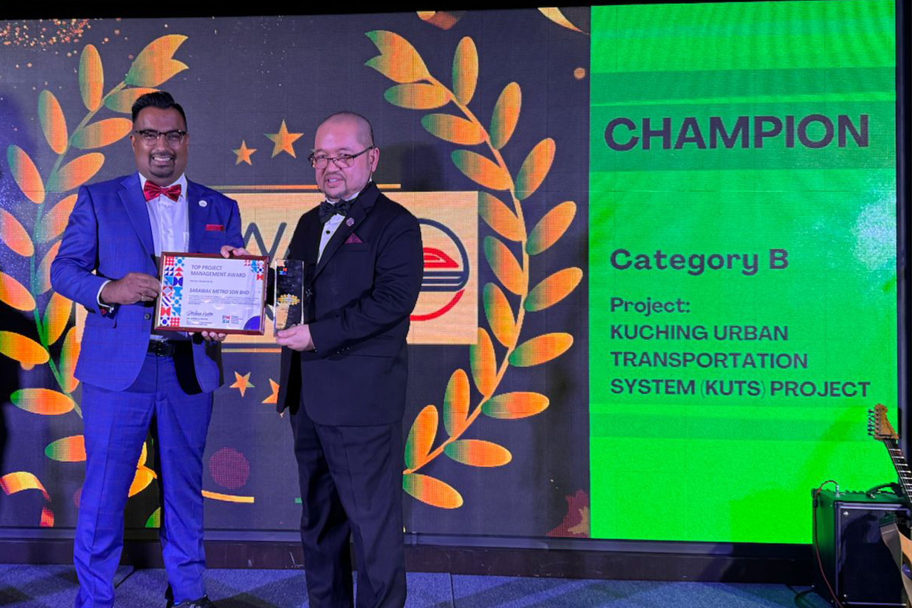 Sarawak Metro wins project management award for sustainability