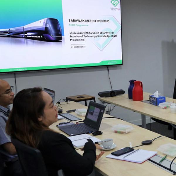Discussion with Sarawak Digital Economy Corporation on SEED Project