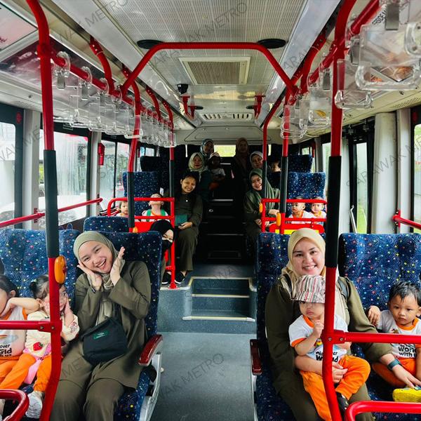 Hydrogen bus ride with Pendidikan Taska SediDik Menara SEDC, Visit to Borneo Museum Sarawak