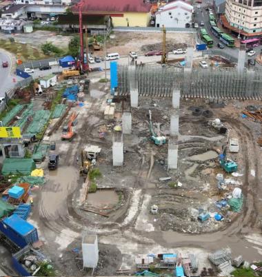 SM14 (Hikmah Exchange Station) site progress