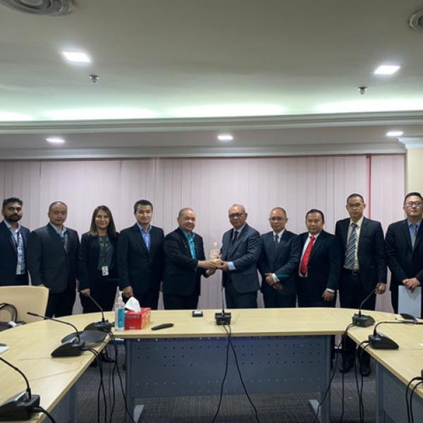 Stakeholder Engagement with the Director of Jabatan Kerja Raya Sarawak , Ir. Richard Tajan