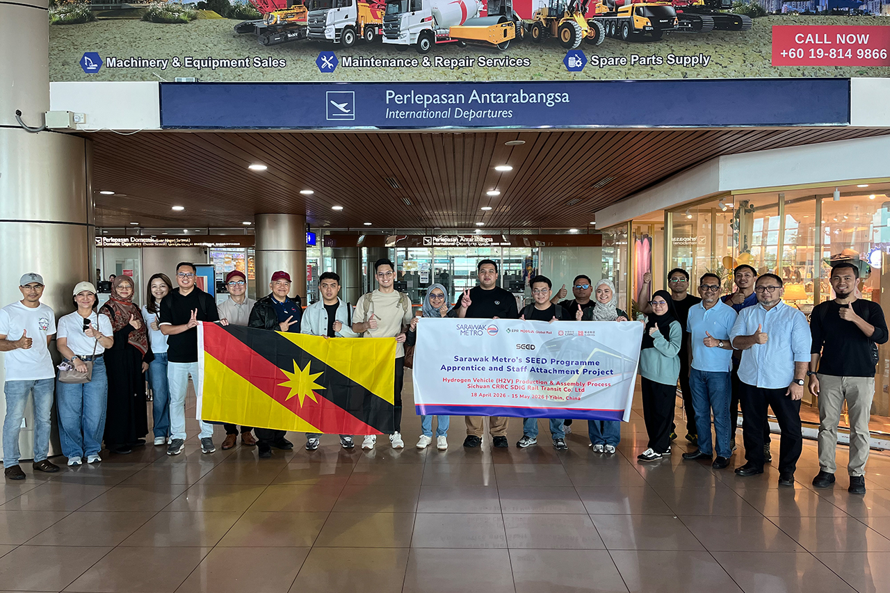 Sarawak Metro sends team to China for hands-on ART hydrogen vehicle training